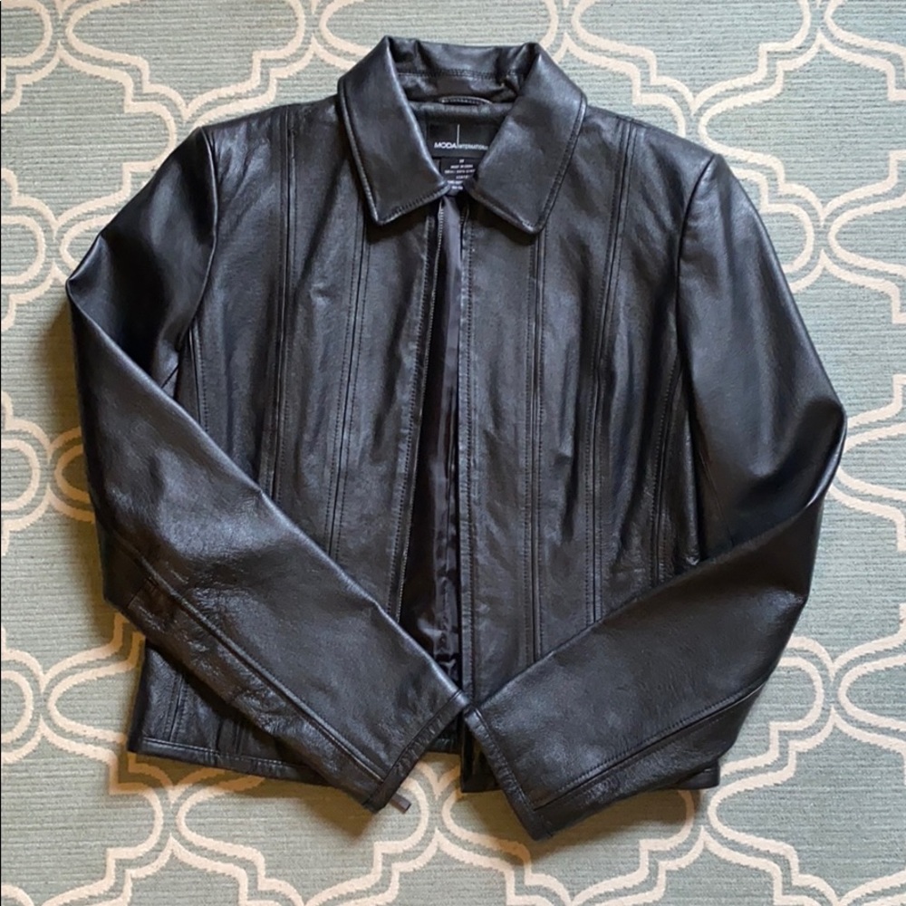Leather jacket